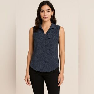 LOFT Sleeveless Blouse - Large Petite - NWT